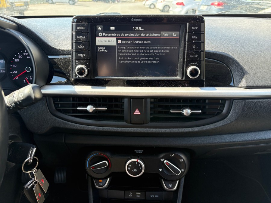 KIA d'occasion PICANTO 1.0 67ch Active Euro6d-T de 2019 Caen (14)﻿