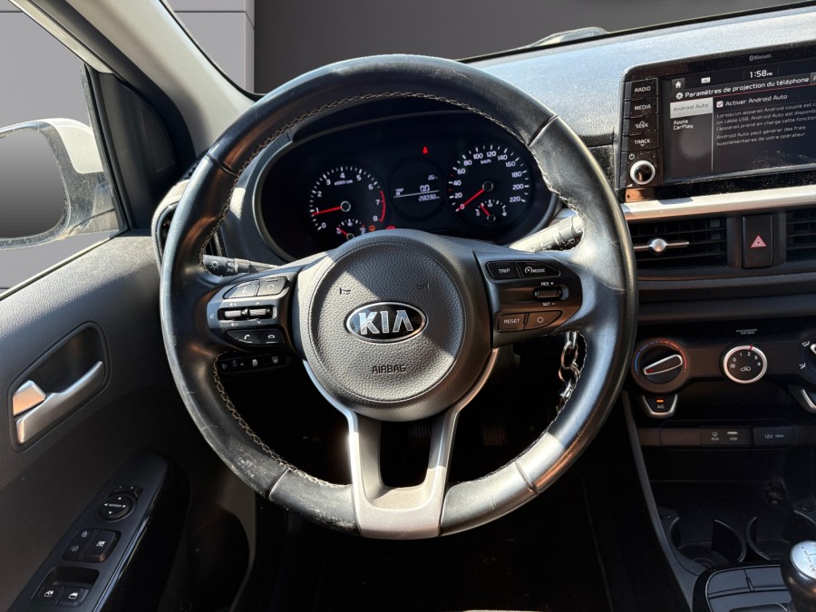 KIA d'occasion PICANTO 1.0 67ch Active Euro6d-T de 2019 Caen (14)﻿
