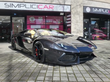 Lamborghini aventador roadster 6.5 v12 lp 700-4 spyder occasion montreuil (porte de vincennes)(75) simplicicar simplicibike...