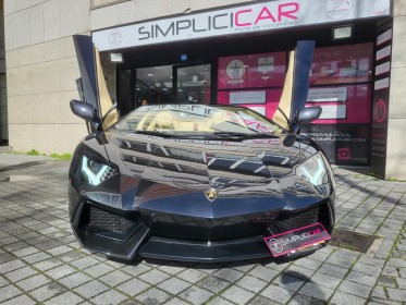 Lamborghini aventador roadster 6.5 v12 lp 700-4 spyder occasion montreuil (porte de vincennes)(75) simplicicar simplicibike...