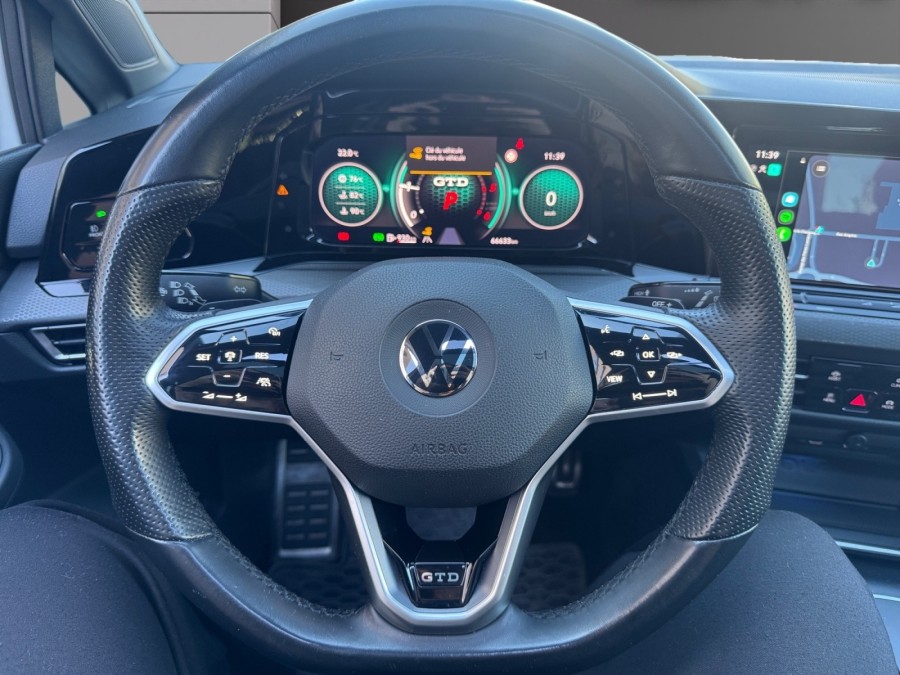 VOLKSWAGEN d'occasion GOLF 2.0 TDI SCR 200ch GTD DSG7 de 2021 Lyon