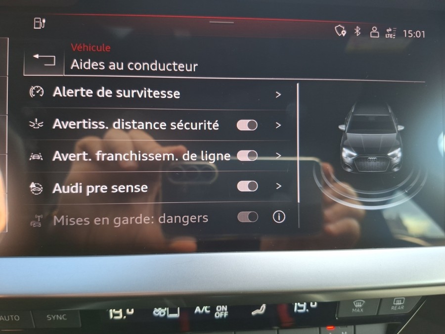 AUDI d'occasion A3 SPORTBACK 40 TFSI E 204 S TRONIC de 2021 Montreuil
