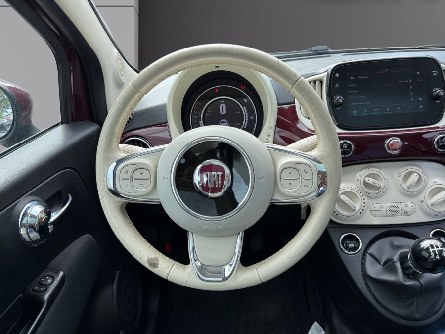 FIAT d'occasion 500 1.2 8V 69 Lounge edition de 2018 Saint Nazaire