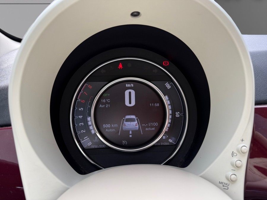 FIAT d'occasion 500 1.2 8V 69 Lounge edition de 2018 Saint Nazaire