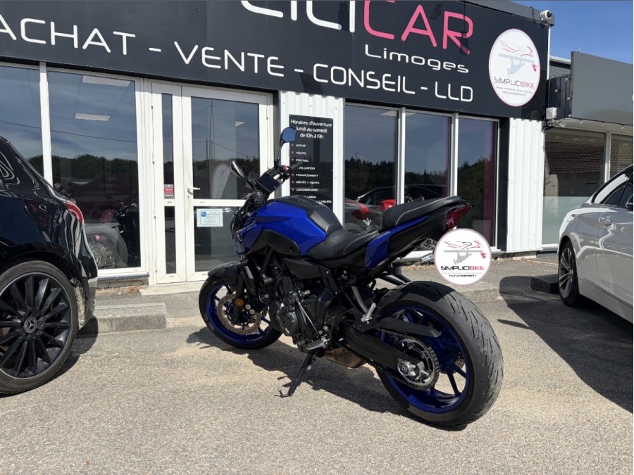 YAMAHA d'occasion MT MT-07 700 35KW PURE 2024 de 2024 Limoges (87)﻿