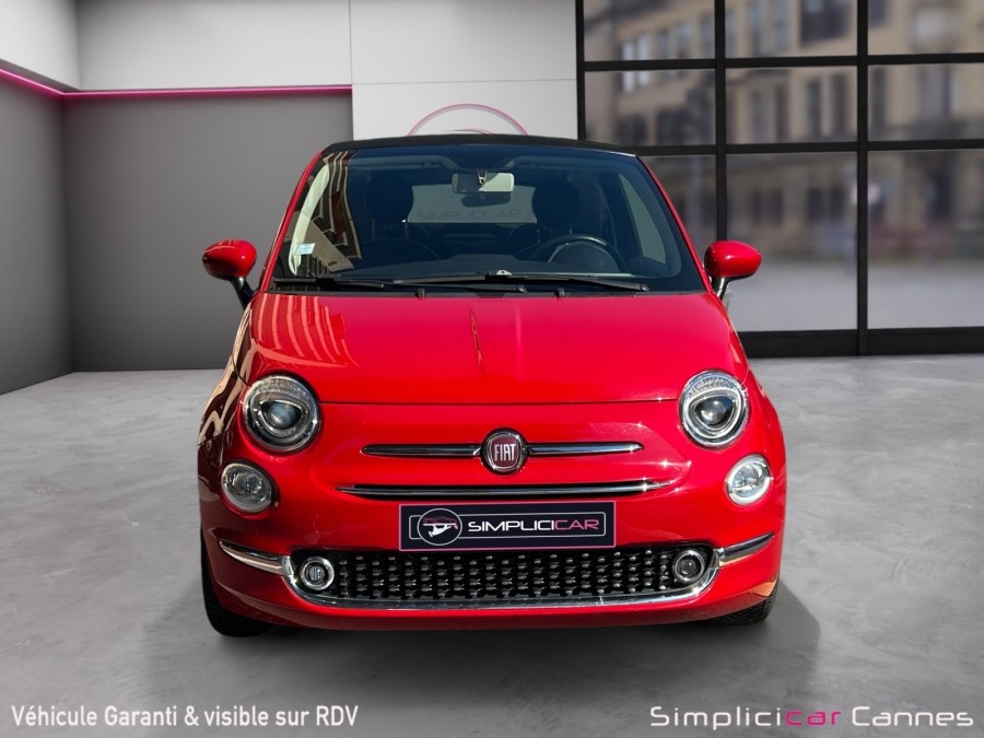 FIAT d'occasion 500 1.2 8v 69ch Eco Pack Lounge cabriolet de 2018