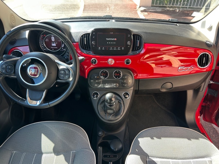 FIAT d'occasion 500 1.2 8v 69ch Eco Pack Lounge cabriolet de 2018