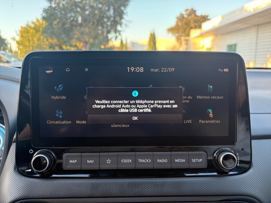 HYUNDAI d'occasion KONA 1.6 GDI HYBRID INTUITIVE DCT AUTO de 2022