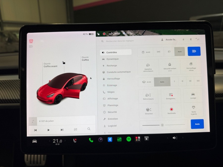 TESLA d'occasion MODEL PERFORMANCE de 2021 Le Havre (76)﻿
