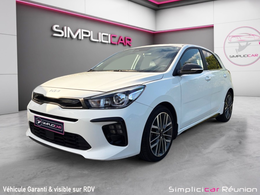 KIA d'occasion RIO 1 TGDI 120 GT LINE de 2022 Reunion (97)﻿