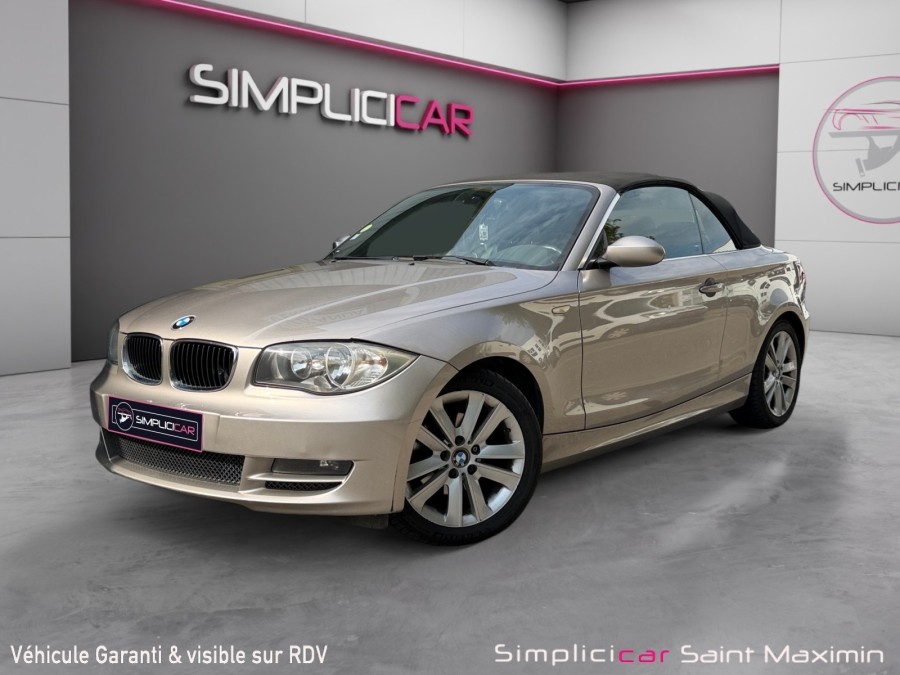 BMW d'occasion 1 DECAPOTABLE 120I EXCLUSIVE BA de 2009 Saint Maximin