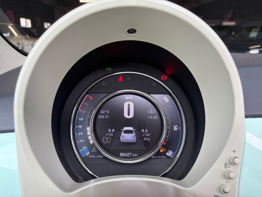 FIAT d'occasion 500 0.9 TwinAir 85ch S&S Lounge de 2015 Valence (26)﻿