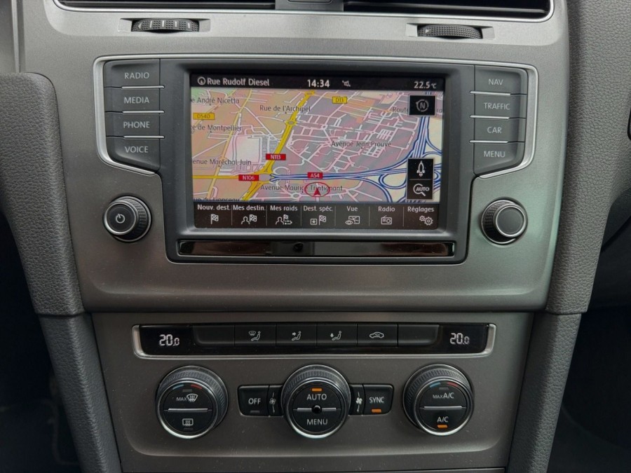 VOLKSWAGEN d'occasion GOLF 1.6 TDI 110 LOUNGE de 2015 Nîmes (30)﻿