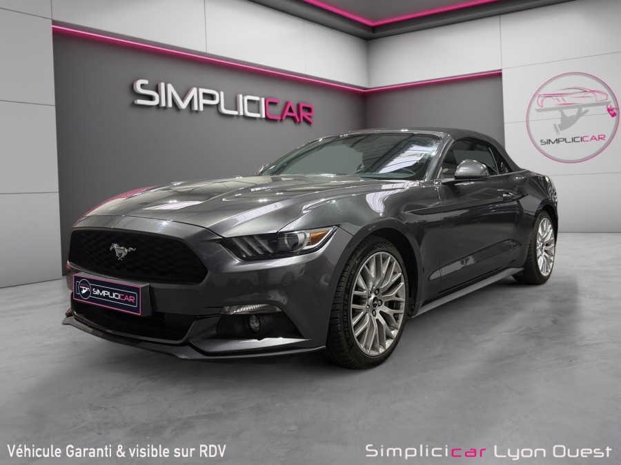 FORD d'occasion MUSTANG 2.3 ECOBOOST CONVERTIBLE de 2016 Lyon Ouest