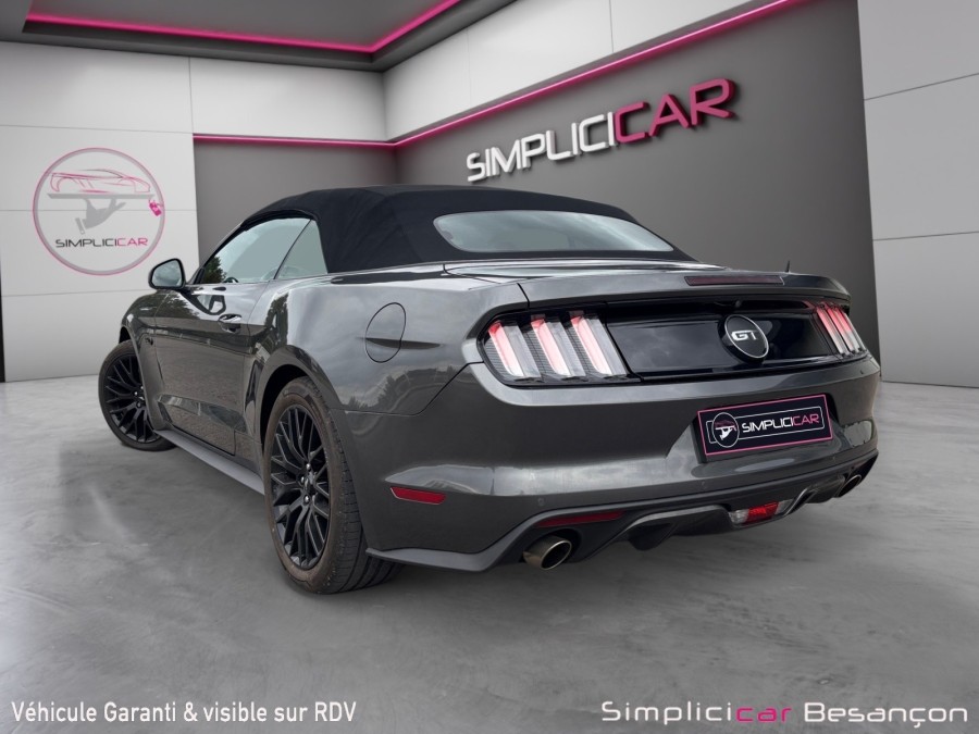 FORD d'occasion MUSTANG 5 V8 421 GT CONVERTIBLE AUTO de 2016 Besançon