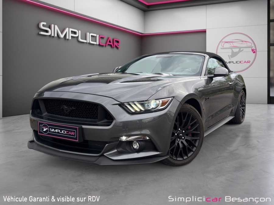 FORD d'occasion MUSTANG 5 V8 421 GT CONVERTIBLE AUTO de 2016 Besançon