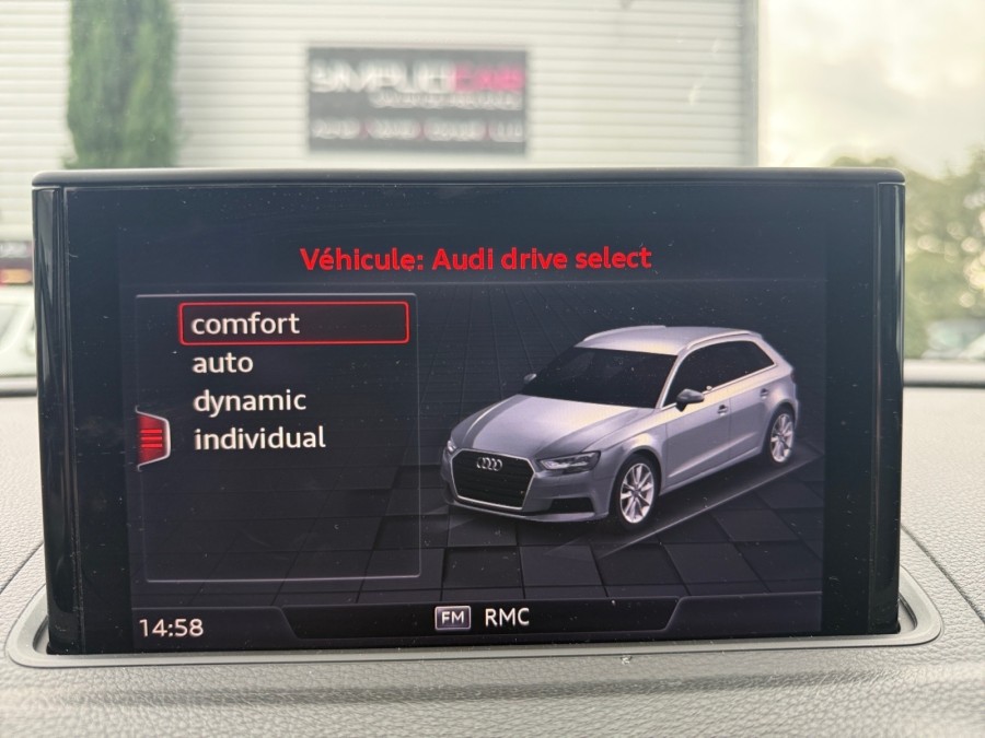 AUDI d'occasion A3 SPORTBACK 30 TFSI 116 de 2019 Salon de Provence