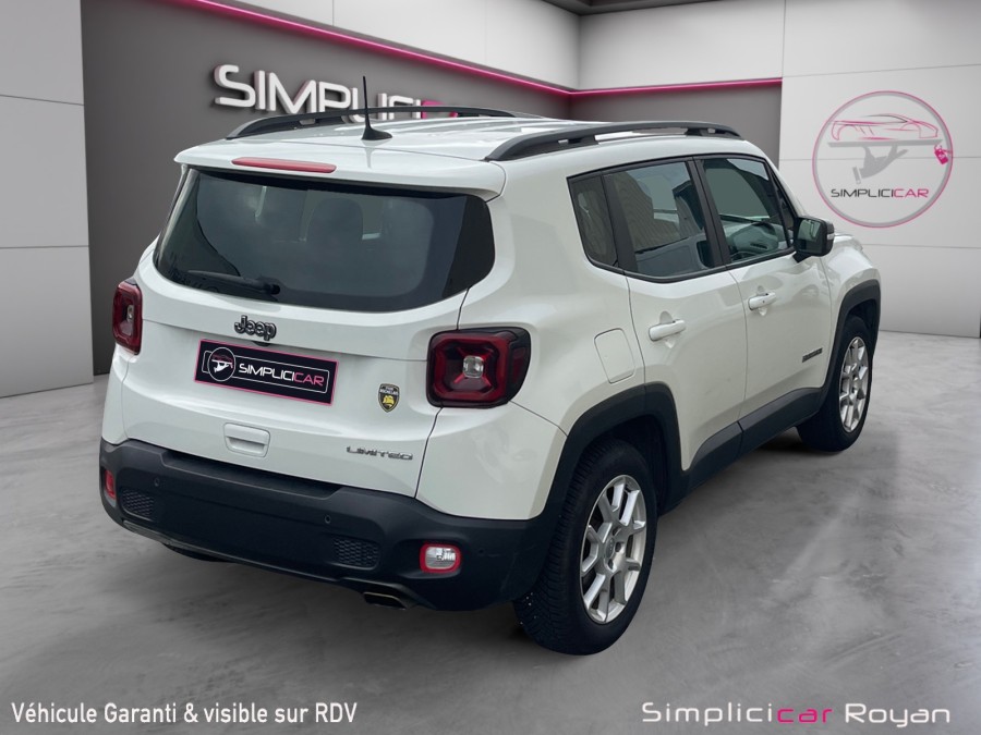 JEEP d'occasion RENEGADE 1.3 GSE T4 150ch Limited BVR6 de 2019 Royan