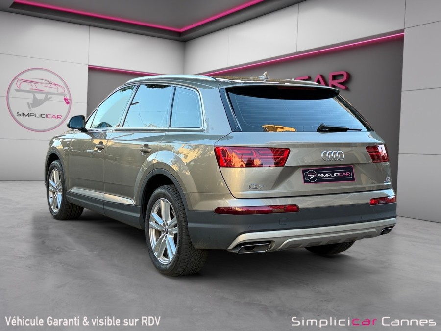 AUDI d'occasion Q7 3.0 V6 TDI 218 S LINE 7PL de 2016 Cannes (06)﻿
