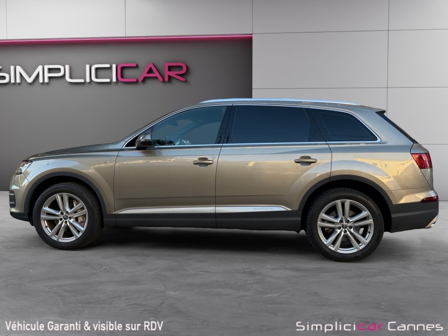 AUDI d'occasion Q7 3.0 V6 TDI 218 S LINE 7PL de 2016 Cannes (06)﻿