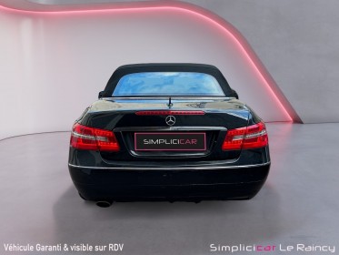 Mercedes classe e cabriolet 250 cdi blueefficiency executive a occasion le raincy (93) simplicicar simplicibike france