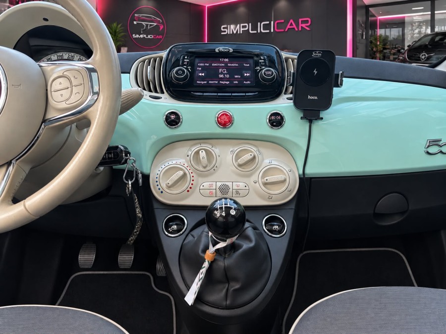 FIAT d'occasion 500 1.2 8v 69ch Lounge de 2019 Nice (06)﻿