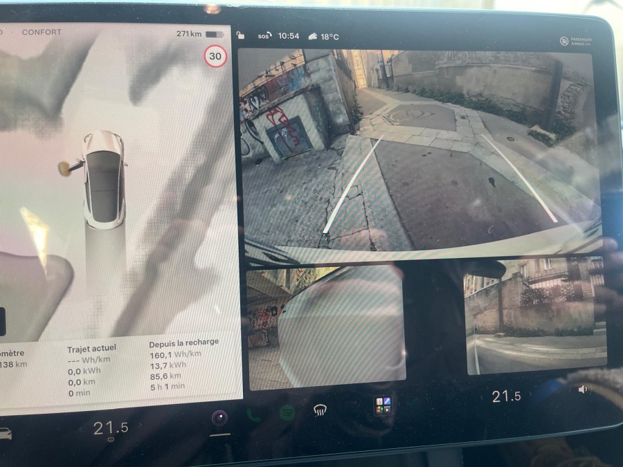 TESLA d'occasion MODEL3 AUTONOMIE STANDARD PLUS RWD de 2022 Paris 15