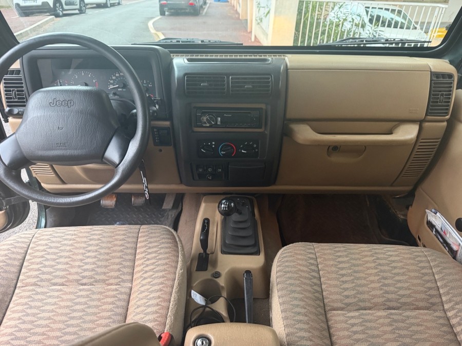 JEEP d'occasion WRANGLER 2.5 SPORT de 2001 Cannes (06)﻿