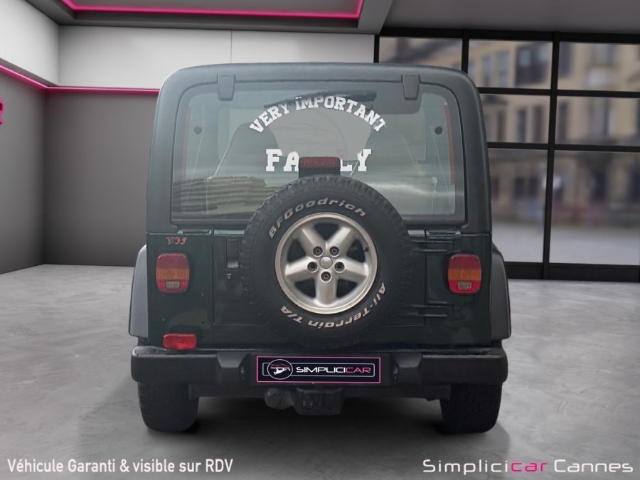 JEEP d'occasion WRANGLER 2.5 SPORT de 2001 Cannes (06)﻿