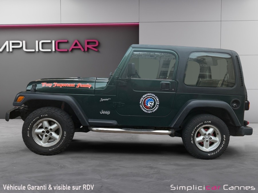 JEEP d'occasion WRANGLER 2.5 SPORT de 2001 Cannes (06)﻿