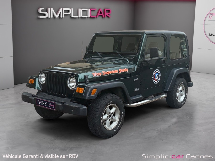 JEEP d'occasion WRANGLER 2.5 SPORT de 2001 Cannes (06)﻿