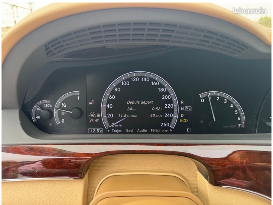 MERCEDES d'occasion CLASSE S S500 BE 4MATIC LIMOUSINE de 2012 Vernon