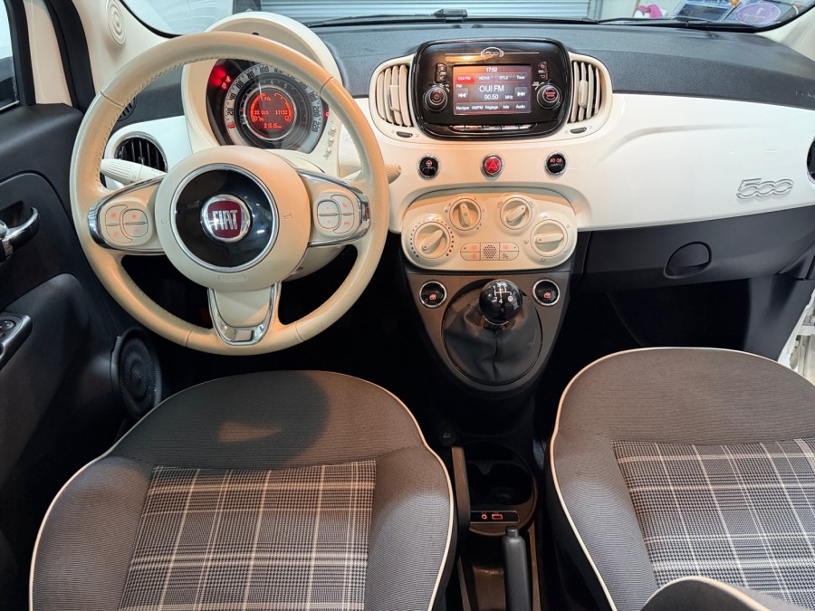FIAT d'occasion 500 1.2 8V 70 LOUNGE de 2019 Brest (29)﻿