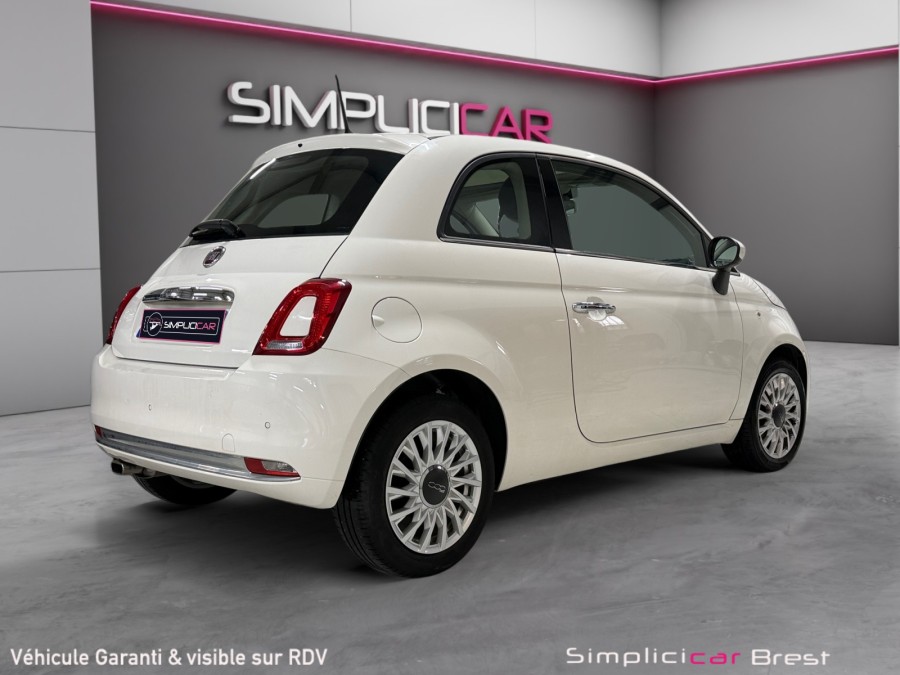 FIAT d'occasion 500 1.2 8V 70 LOUNGE de 2019 Brest (29)﻿