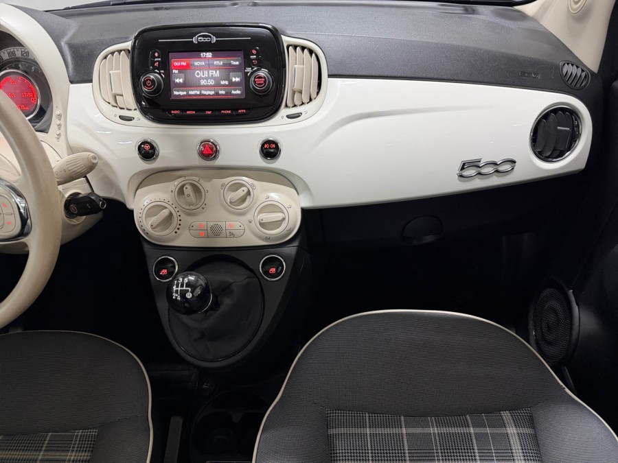 FIAT d'occasion 500 1.2 8V 70 LOUNGE de 2019 Brest (29)﻿