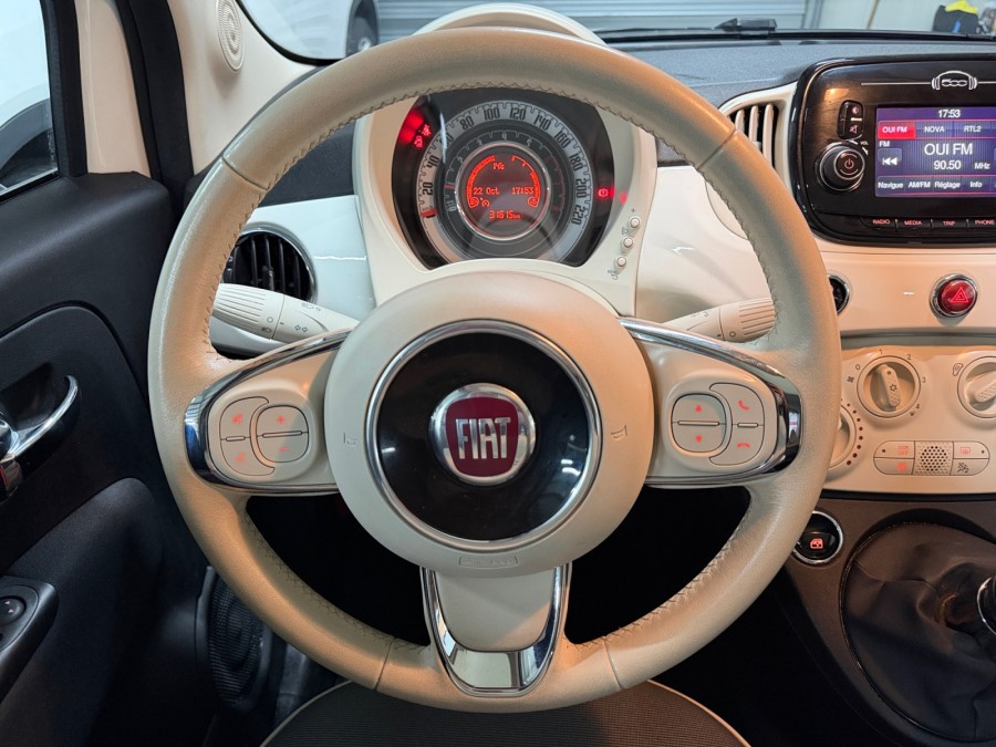 FIAT d'occasion 500 1.2 8V 70 LOUNGE de 2019 Brest (29)﻿