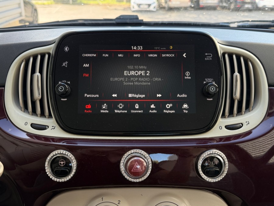 FIAT d'occasion 500 1.2 8V 69 Lounge de 2019 Nîmes (30)﻿