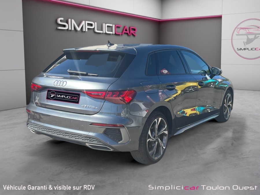 AUDI d'occasion A3 SPORTBACK 40 TFSI E 204 S TRONIC de 2021 Toulon