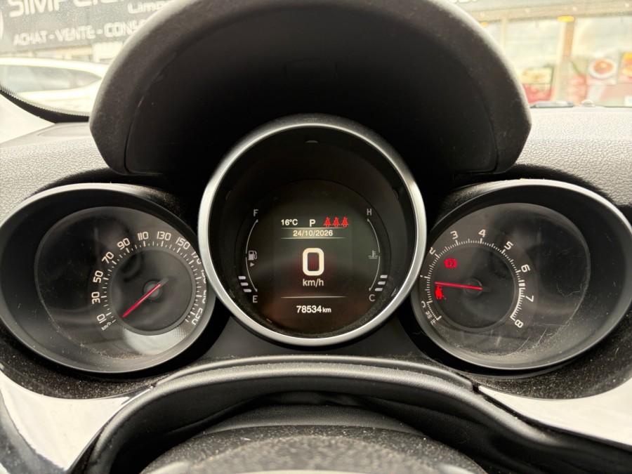 FIAT d'occasion 500 X 1.4 MultiAir 16v 140ch Lounge DCT de 2017
