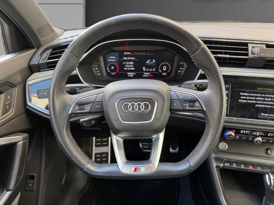 AUDI d'occasion Q3 35 TFSI 1.5 150 S LINE de 2019 Le Raincy (93)﻿