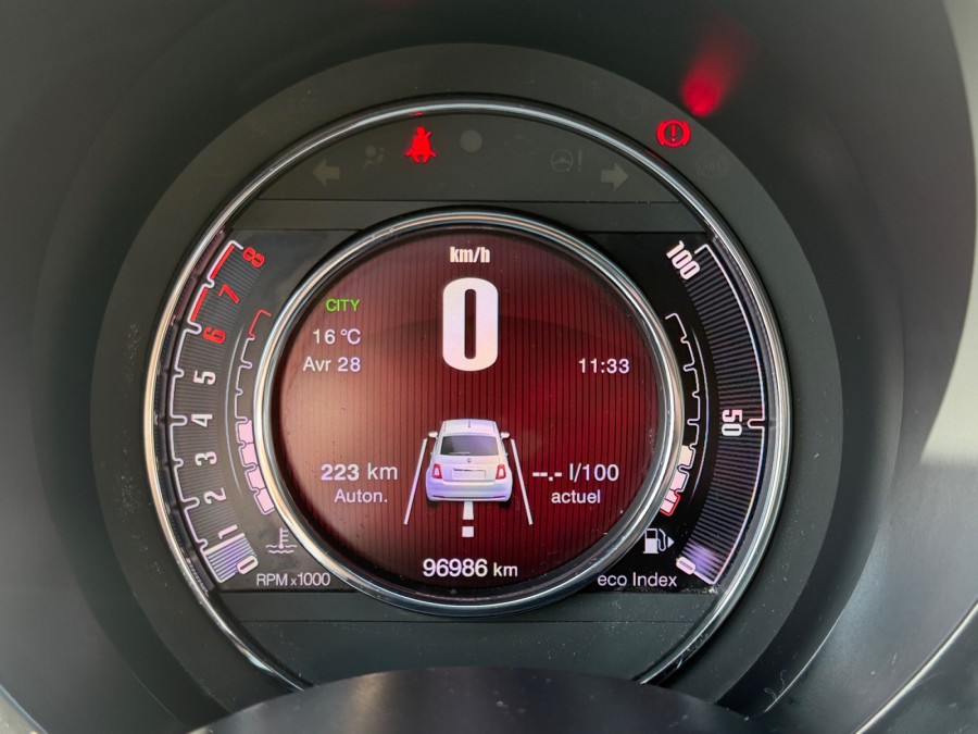 FIAT d'occasion 500 1.2 8V 69 LOUNGE de 2019 Abbeville (80)﻿