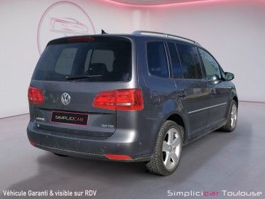 Volkswagen touran 2.0 tdi 140 fap bluemotion carat dsg6 occasion toulouse (31) simplicicar simplicibike france