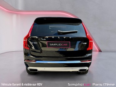 Volvo xc90 recharge t8 awd 30387 ch geartronic 8 7pl inscription luxe occasion paris 17ème (75)(porte maillot) simplicicar...
