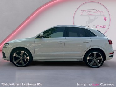 Audi q3 q3 2.0 tdi 184 ch s tronic 7 quattro s line occasion cannes (06) simplicicar simplicibike france