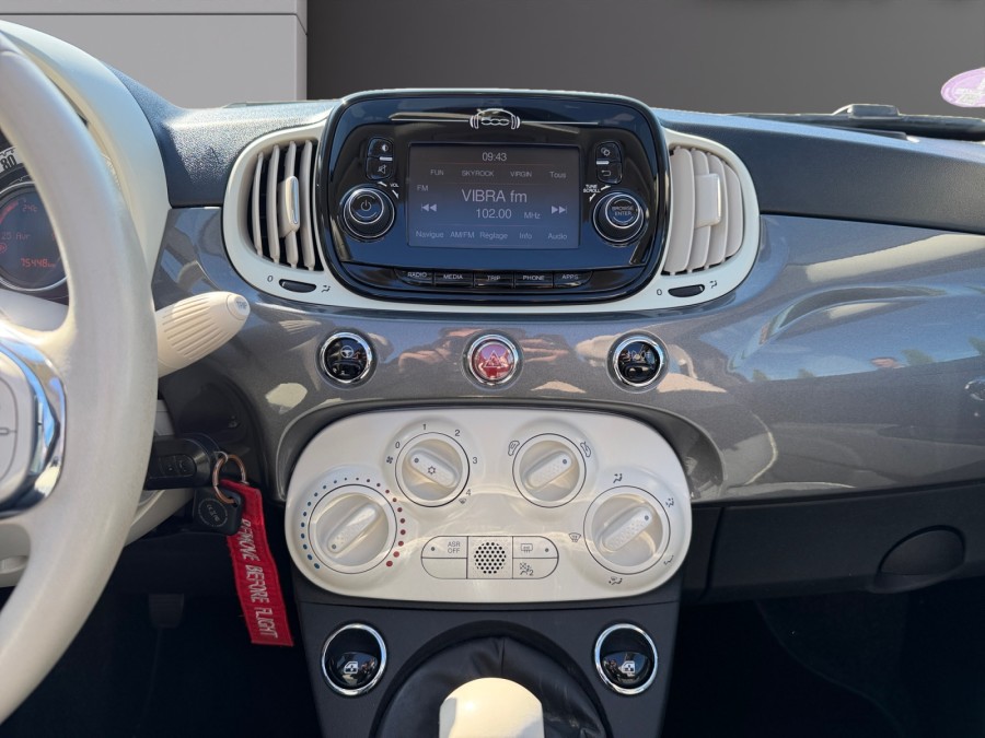 FIAT d'occasion 500 C 1.2 8V 69 LOUNGE de 2018 Orleans (45)﻿