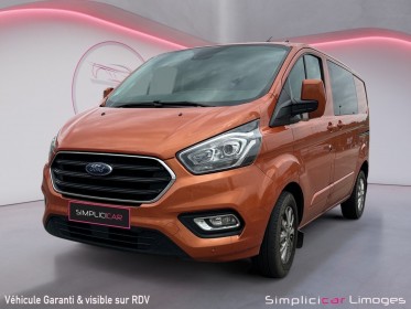 Ford transit custom cabine approfondie 320 l2h1 2.0 ecoblue 130 ss bva limited tva recuperable occasion simplicicar limoges ...