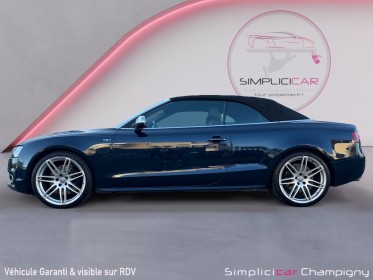 Audi s5 cabriolet v6 3.0 tfsi 333 quattro s tronic - pack carbone - s line - caméra de recul occasion champigny-sur-marne...