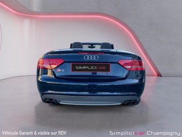 Audi s5 cabriolet v6 3.0 tfsi 333 quattro s tronic - pack carbone - s line - caméra de recul occasion champigny-sur-marne...
