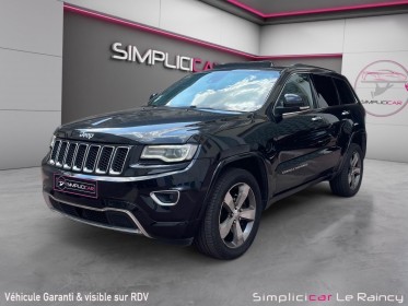 Jeep grand cherokee v6 3.0 crd 250 overland a occasion le raincy (93) simplicicar simplicibike france