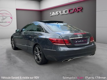 Mercedes classe e coupe 200 executive a garantie 12 mois occasion paris 17ème (75)(porte maillot) simplicicar simplicibike...